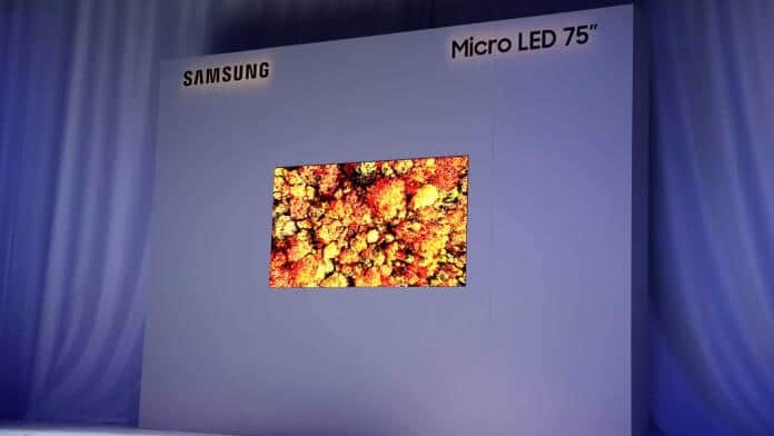 Tehnologia microLED Samsung