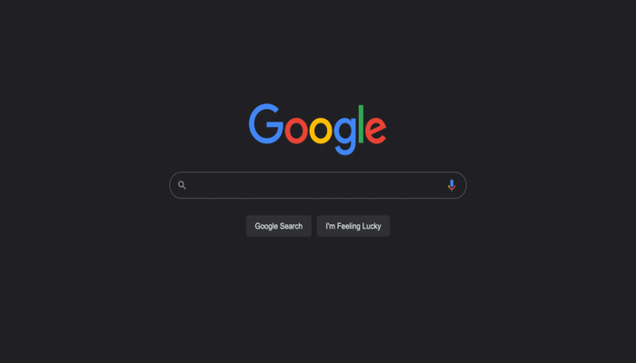 Modul intunecat Google